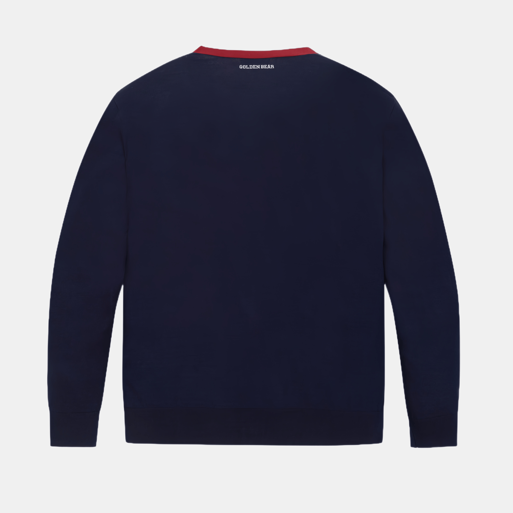 Golden Bear Unisex Color Pointed Cardigan - Navy - Erthe Golf