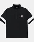 Golden Bear Women's Half - Zip T-Shirt - Black - Erthe Golf