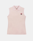 Golden Bear Women's Sleeveless Polo - Pink - Erthe Golf