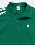Le Coq Golf Men's Strip Hoodie - Green - Erthe Golf