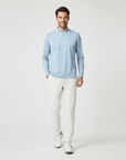 Keypote Men T-shirt Pants Set - Light Blue/White - Erthe Golf