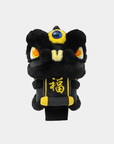 Lion Dance 3 - Wood Headcover - Black And Gold - Erthe Golf