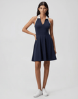 Women’s Backless Polo Dress - Navy Blue - Erthe Golf