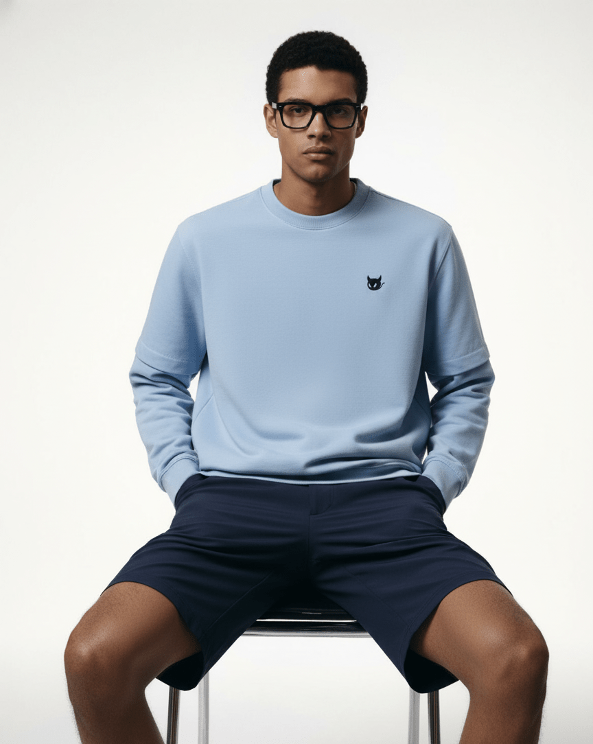 Men's Fall Blue Pullover Sets - Erthe Golf