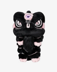 Lion Dance Golf Driver Cover - Black and Pink - Erthe Golf