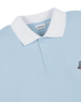 Men's Pique Collar Tee - Blue - Erthe Golf