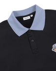 Men's Pique Collar Tee - Black - Erthe Golf