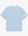 Men's Pique Collar Tee - Blue - Erthe Golf