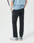 Men's Hidden Pocket Straight Pants - Black - Erthe Golf