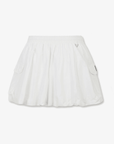 Women's Ballon - fit Skirt - White - Erthe Golf