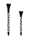 Wide Head Black Skull Tee - Erthe Golf
