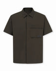 Master Bunny Edition Men's Pocket Shirt - Brown - Erthe Golf