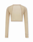 Master Bunny Edition Women's Crop Bolero - Beige - Erthe Golf