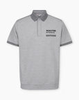 Master Bunny Edition Men's Melange Polo - Grey - Erthe Golf