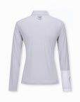 Master Bunny Edition Women's Long - Sleeve Polo - Gray - Erthe Golf