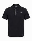 Master Bunny Edition Men's Short Sleeve Polo - Black - Erthe Golf