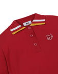 Striped Women's Golf Short Sleeve Top - Erthe Golf