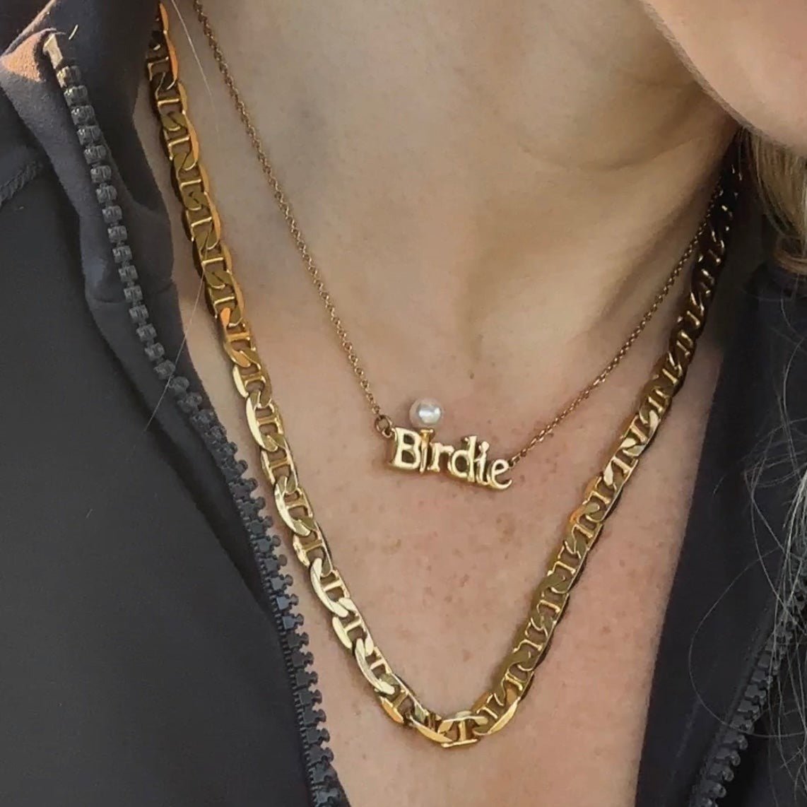 Birdie Necklace - Gold - Erthe Golf