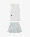 Women Knitwear Skirt Set - White - Erthe Golf