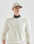 Lanvin Blanc Wool Blend Knit Top - Gray - Erthe Golf