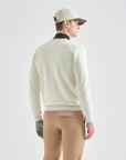 Lanvin Blanc Wool Blend Knit Top - Gray - Erthe Golf