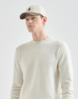 Lanvin Blanc Wool Blend Knit Top - Gray - Erthe Golf