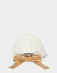 Lanvin Blanc Cream Lettering Strap Ball Cap - Erthe Golf