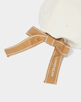 Lanvin Blanc Cream Lettering Strap Ball Cap - Erthe Golf