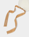 Lanvin Blanc Cream Lettering Strap Ball Cap - Erthe Golf
