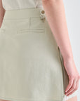 Lanvin Blanc Light Khaki Mini Skirt - Erthe Golf