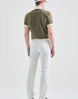 Lanvin Blanc Off - White Straight Pants - Erthe Golf