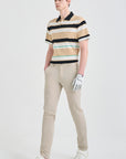 Lanvin Blanc Beige Slim Fit Pants - Erthe Golf
