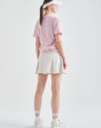 Lanvin Blanc Pink Mock Neck Top - Erthe Golf