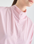 Lanvin Blanc Pink Mock Neck Top - Erthe Golf