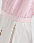 Lanvin Blanc Pink Mock Neck Top - Erthe Golf