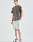 Lanvin Blanc Dark Khaki T-shirt Top - Erthe Golf