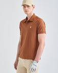 Lanvin Blanc Brown UV - Cut Half Sleeve Top - Erthe Golf