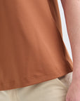 Lanvin Blanc Brown UV - Cut Half Sleeve Top - Erthe Golf