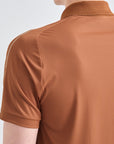 Lanvin Blanc Brown UV - Cut Half Sleeve Top - Erthe Golf