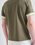 Lanvin Blanc Khaki Collared Top - Erthe Golf