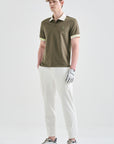Lanvin Blanc Khaki Collared Top - Erthe Golf