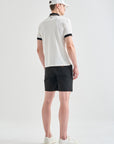 Lanvin Blanc Off - White Half Sleeve Polo Top - Erthe Golf