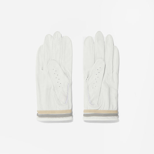 Lanvin Blanc Lambskin Gloves - Off White - Erthe Golf