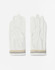 Lanvin Blanc Lambskin Gloves - Off White - Erthe Golf