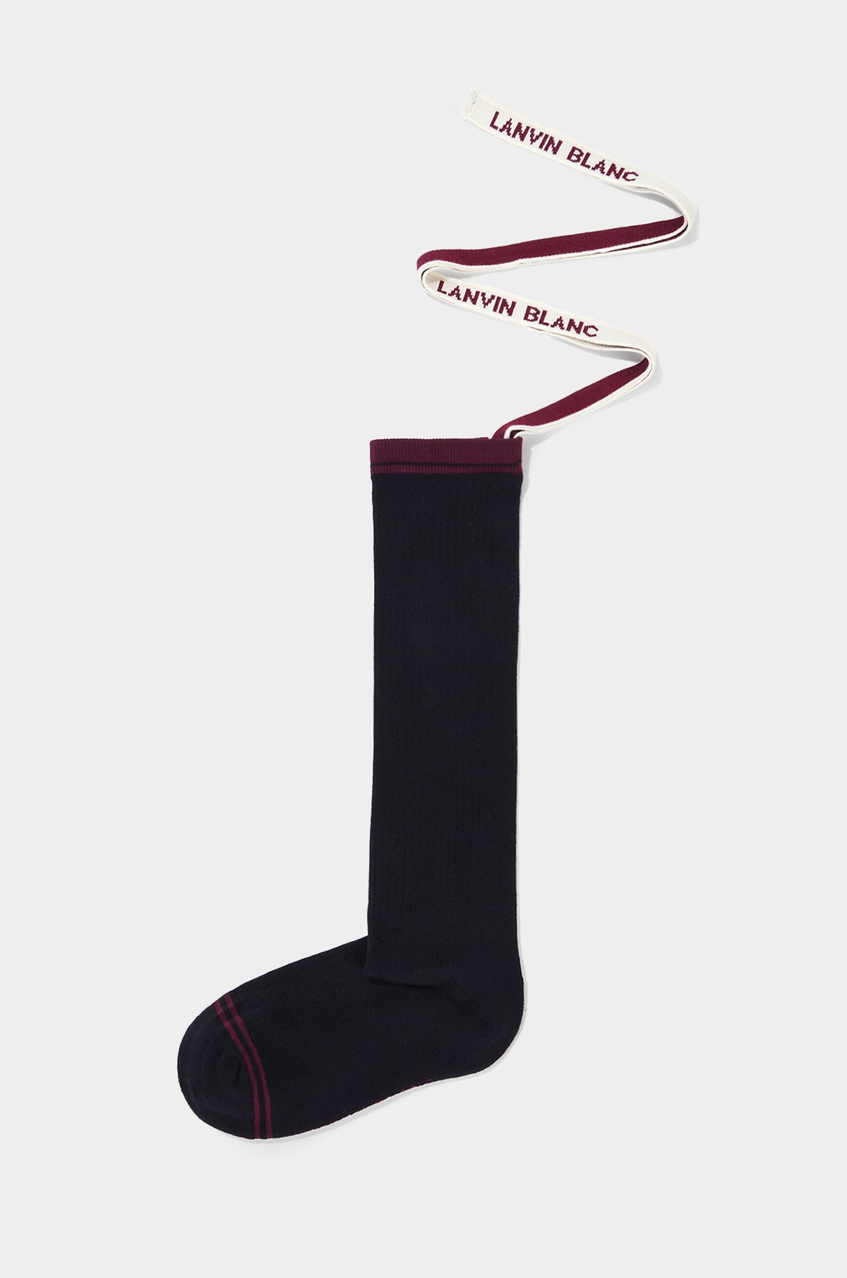 Lanvin Blanc Women's Socks - Black - Erthe Golf
