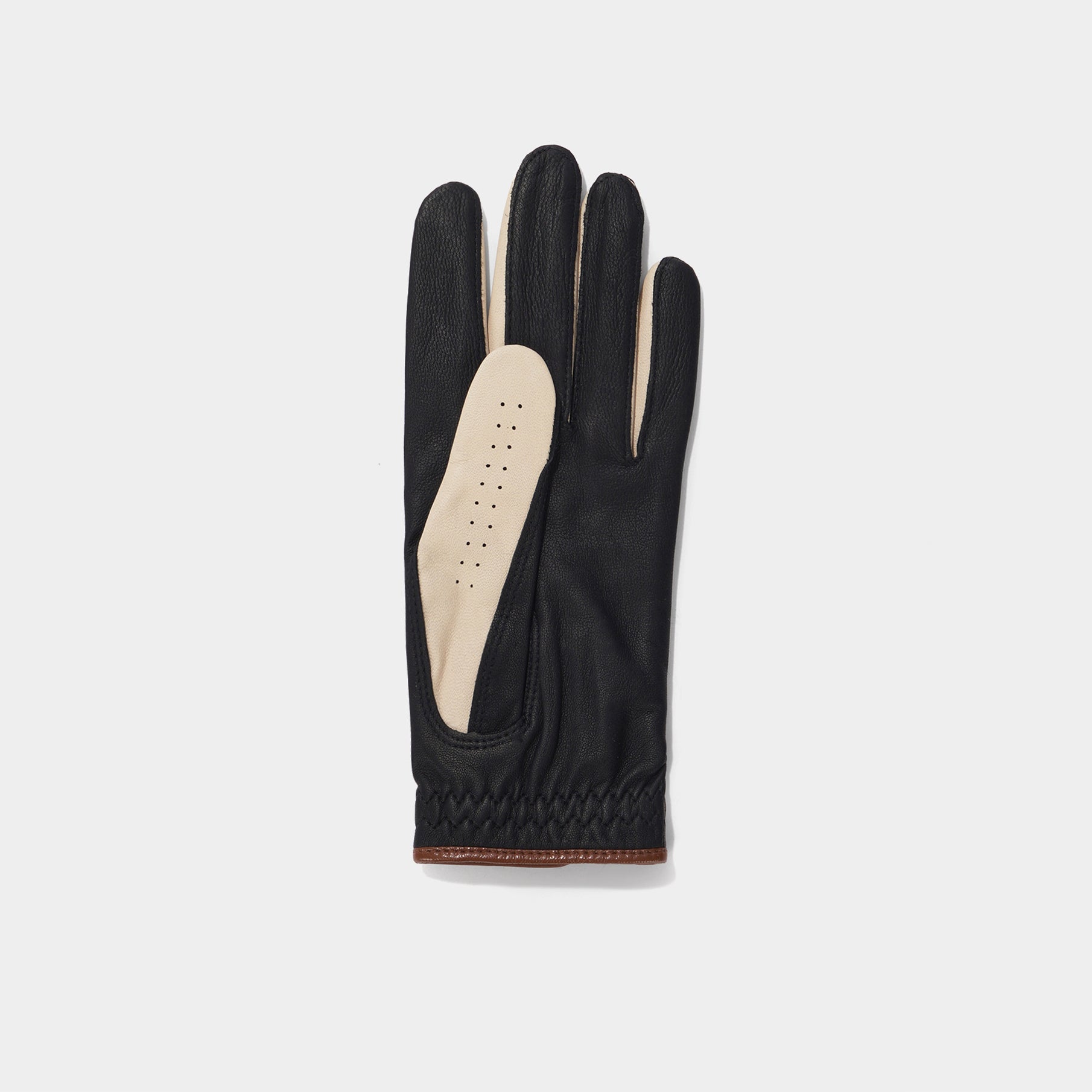 Lanvin Blanc Lambskin Left - Hand Glove - Black - Erthe Golf
