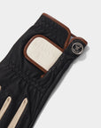 Lanvin Blanc Lambskin Left - Hand Glove - Black - Erthe Golf