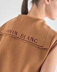 Lanvin Blanc Women's Knit Vest - Camel - Erthe Golf
