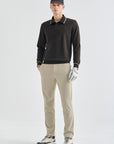 Lanvin Blanc Men's Polo - Burgundy - Erthe Golf