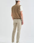 Lanvin Blanc Men's Pocket Vest - Camel - Erthe Golf